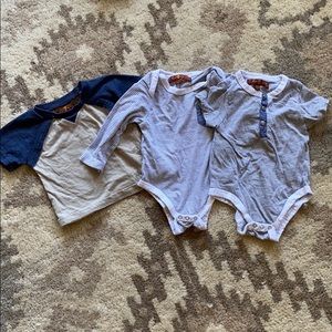 7 for all mankind onesies and shirt